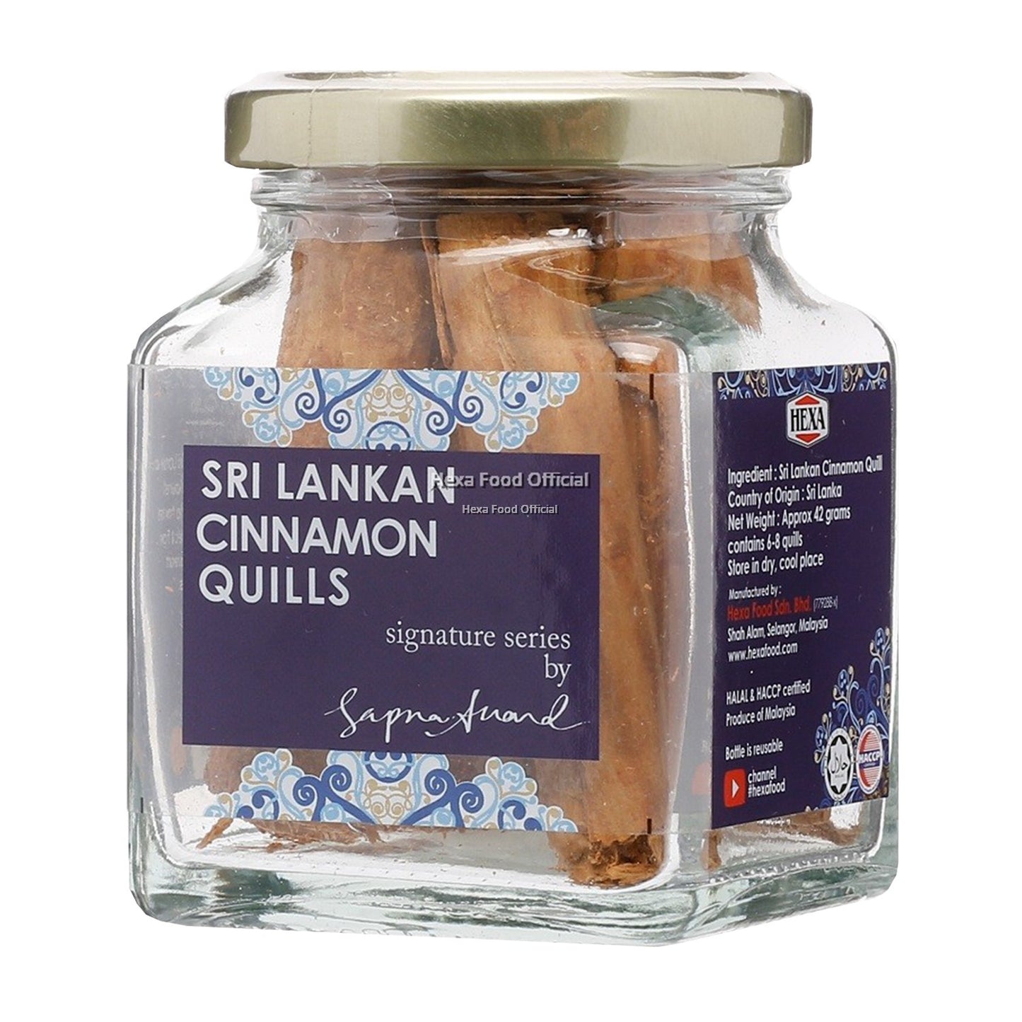 HEXA HALAL Sri Lanka Premium Ceylon Cinnamon *2 Jars