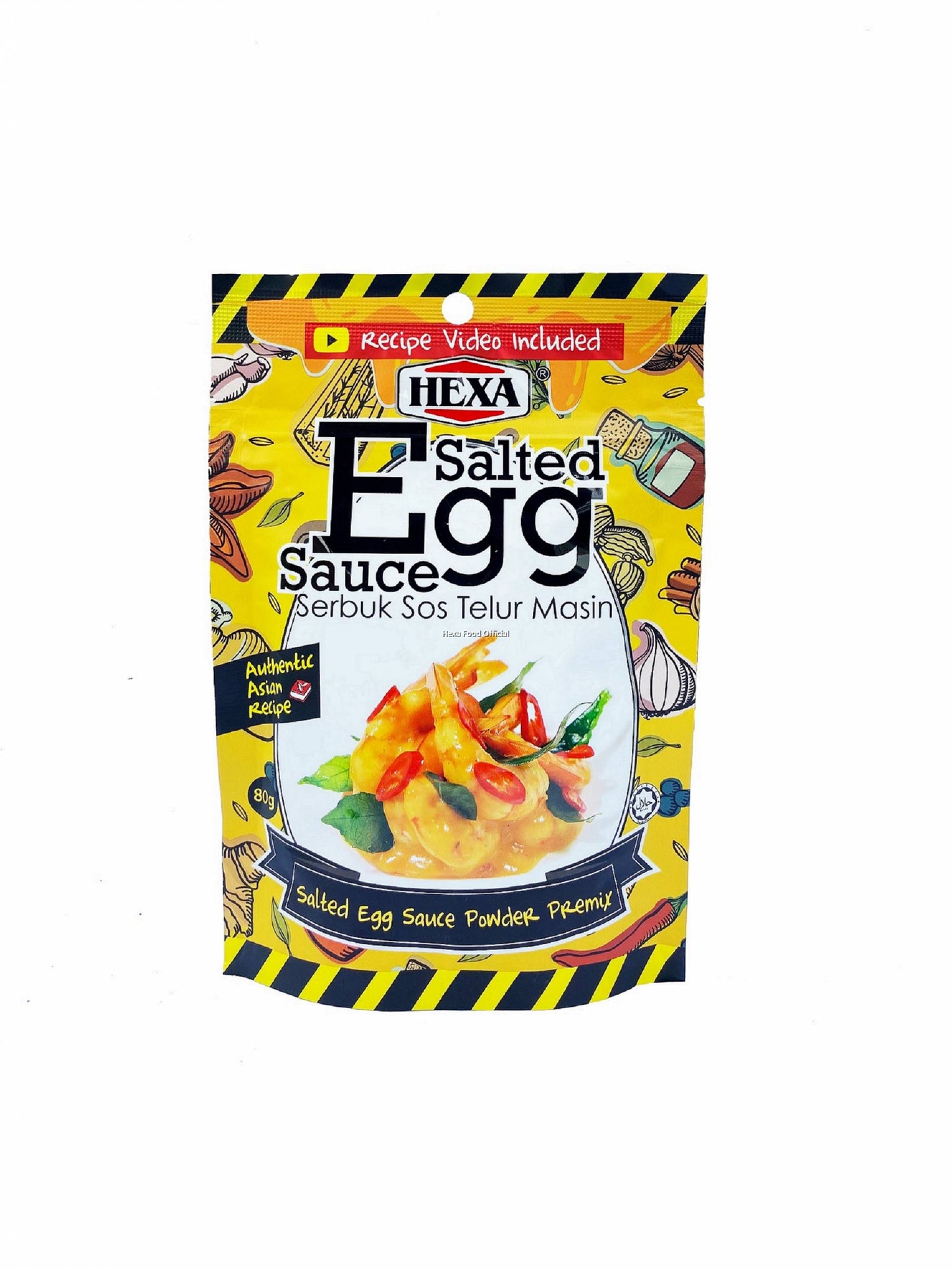 HEXA Salted Egg Sauce Powder Premix 80gm*12
