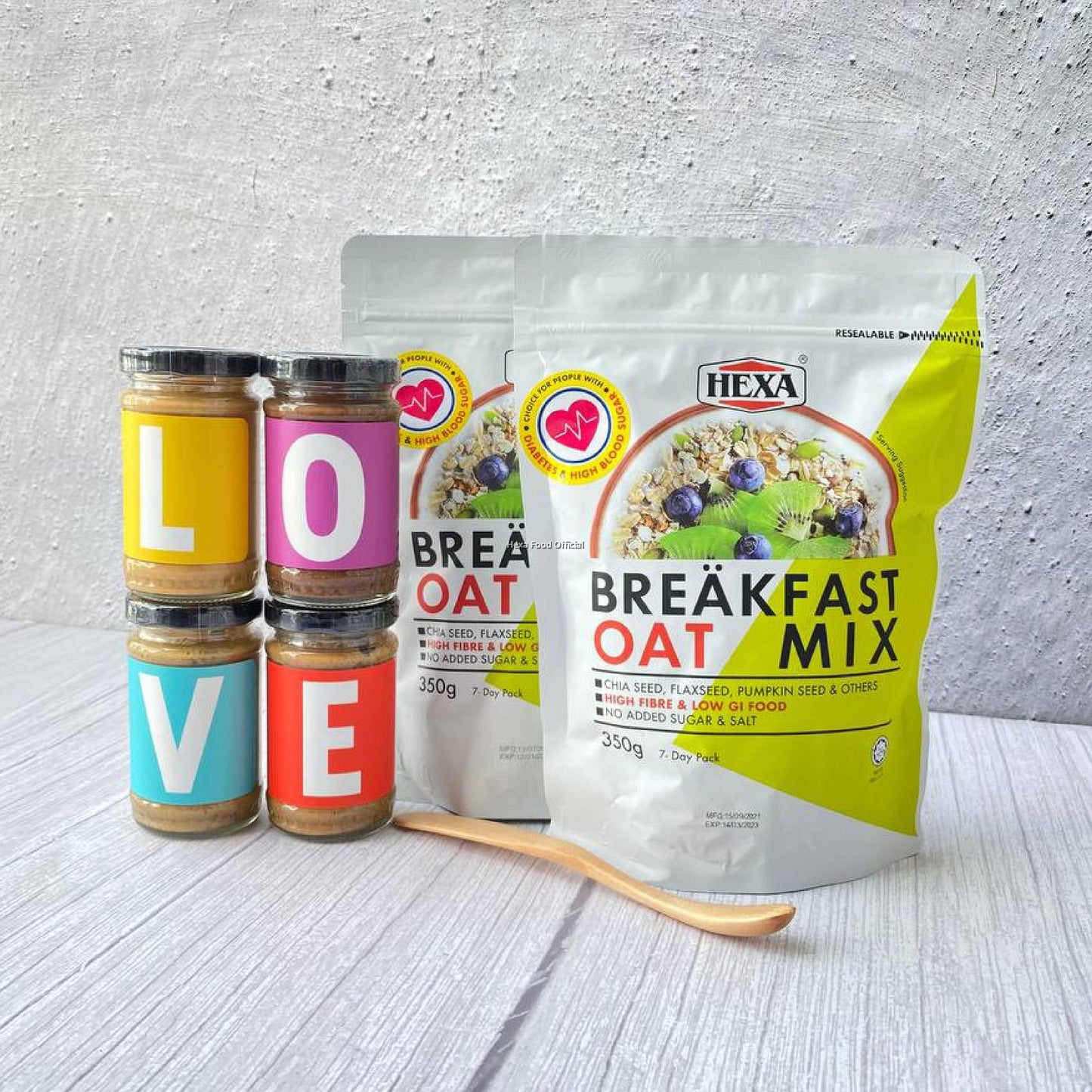 HEXA Vegetarian Lover Super Power Breakfast Set
