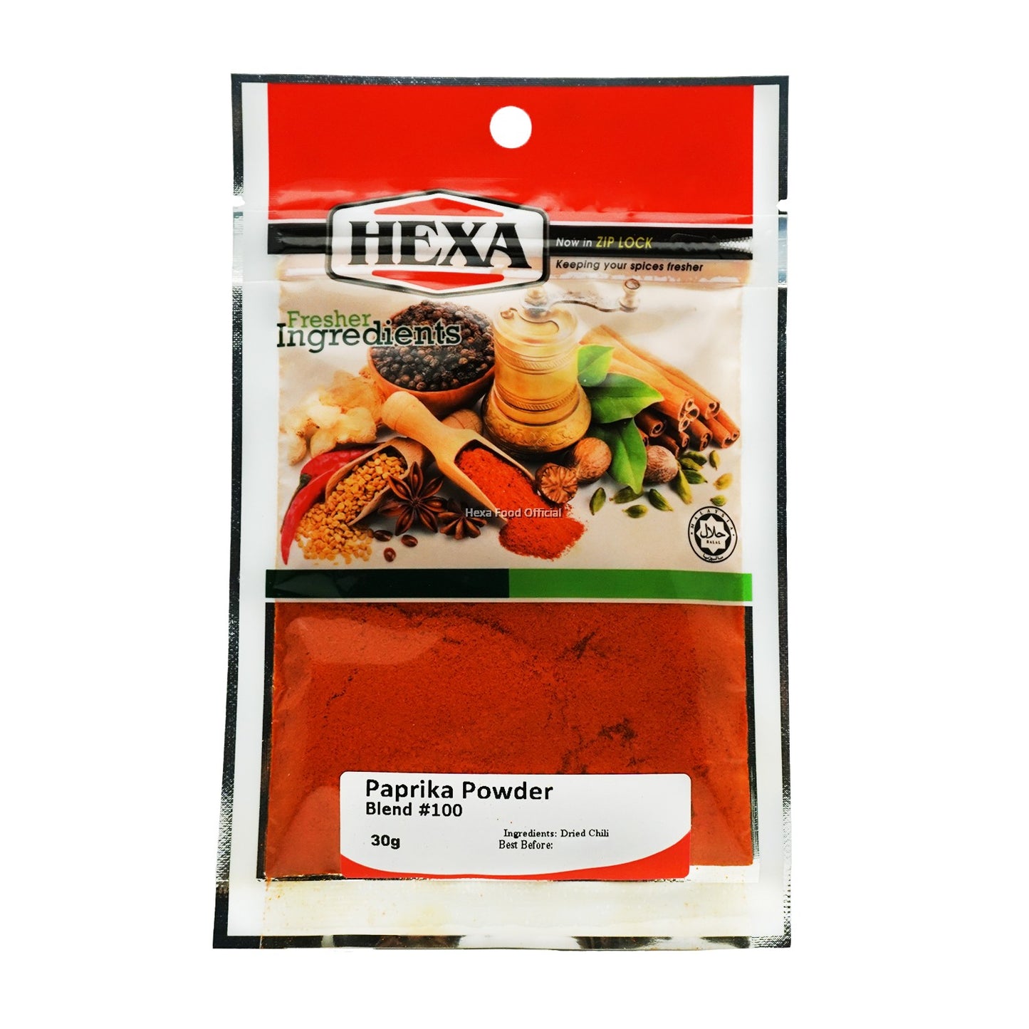 HEXA Salted Egg Flavour Seasoning 40gm*2 + Paprika Powder 30gm