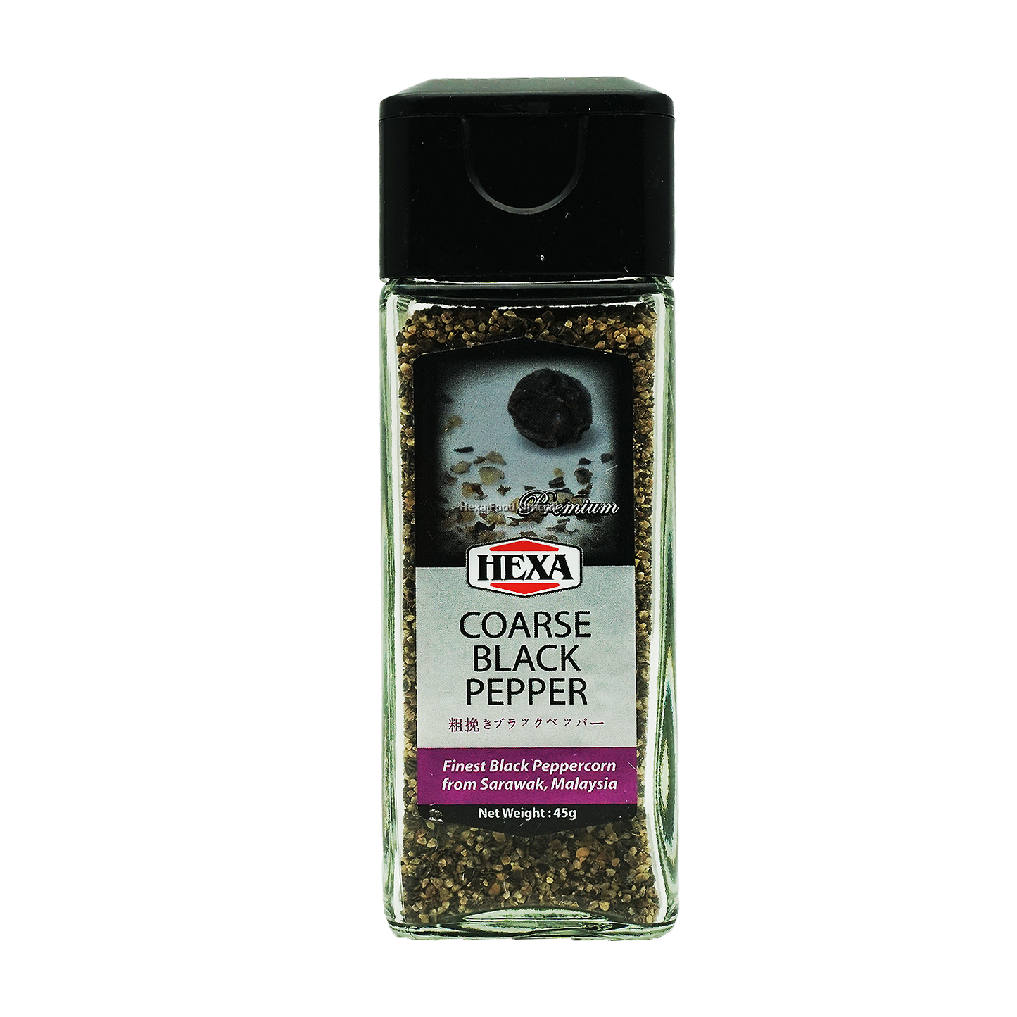 HEXA HALAL Sarawak White & Black Pepper (3 Jars) [Free Gift]