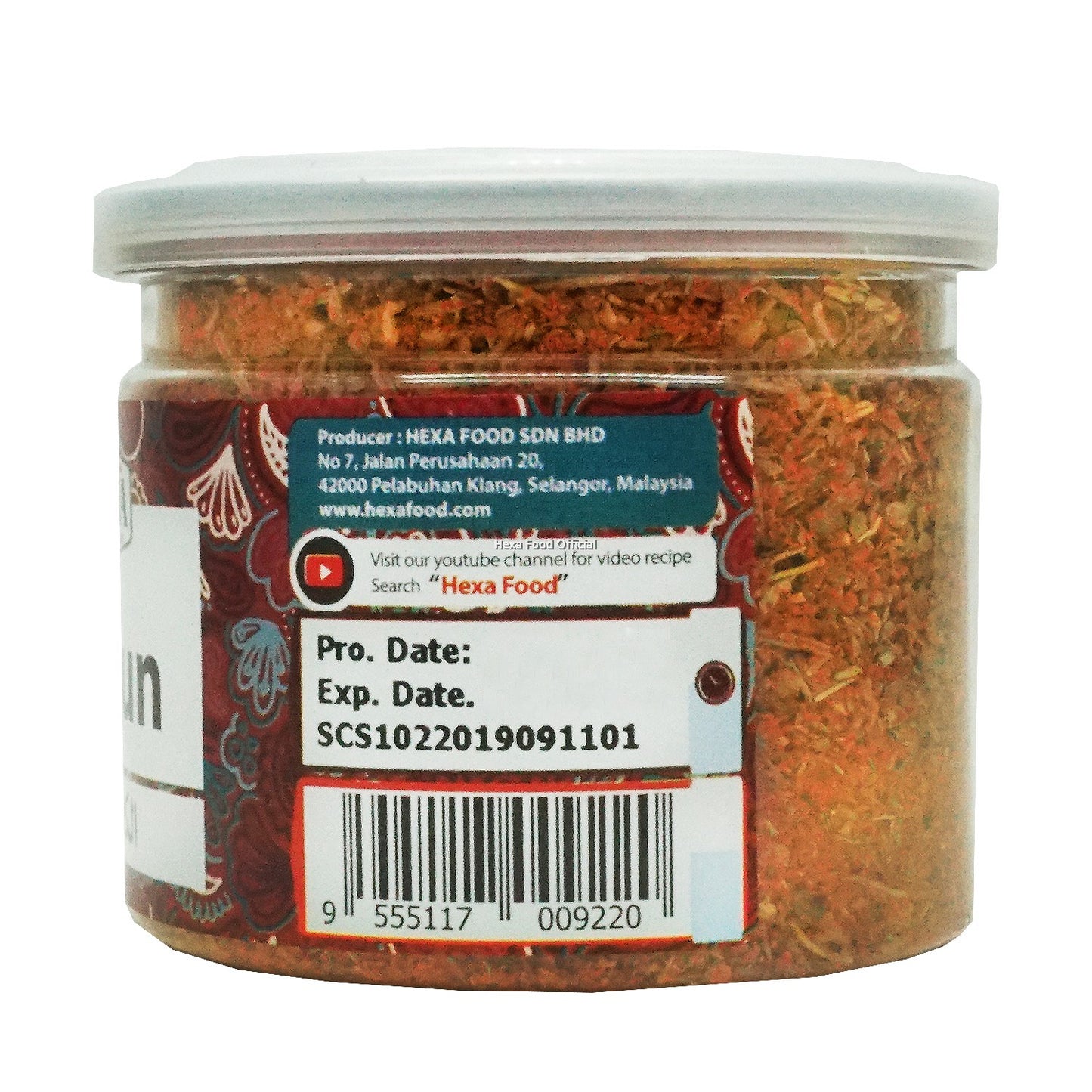 HEXA HALAL Cajun Spice 85gm + HEXA HALAL 4IN1 Italian Herbs (Basil+ Oregano+ Rosemary+ Parsley) 24gm