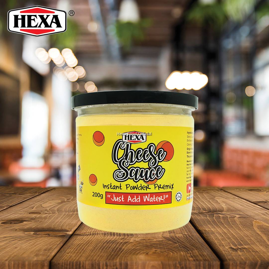 HEXA HALAL Cheese Sauce Premix Powder 200gm*12